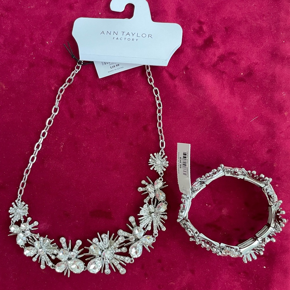 NWT Ann Taylor necklace and bracelet